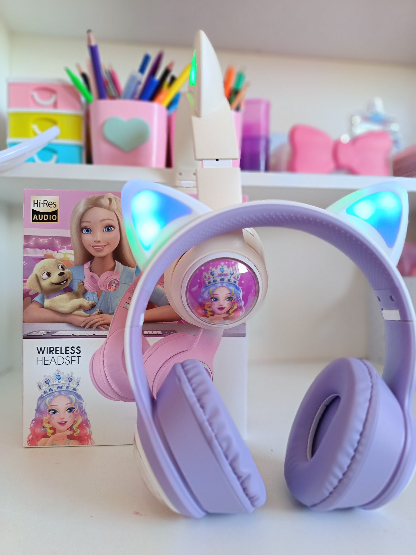 Casque bluetooth barbie