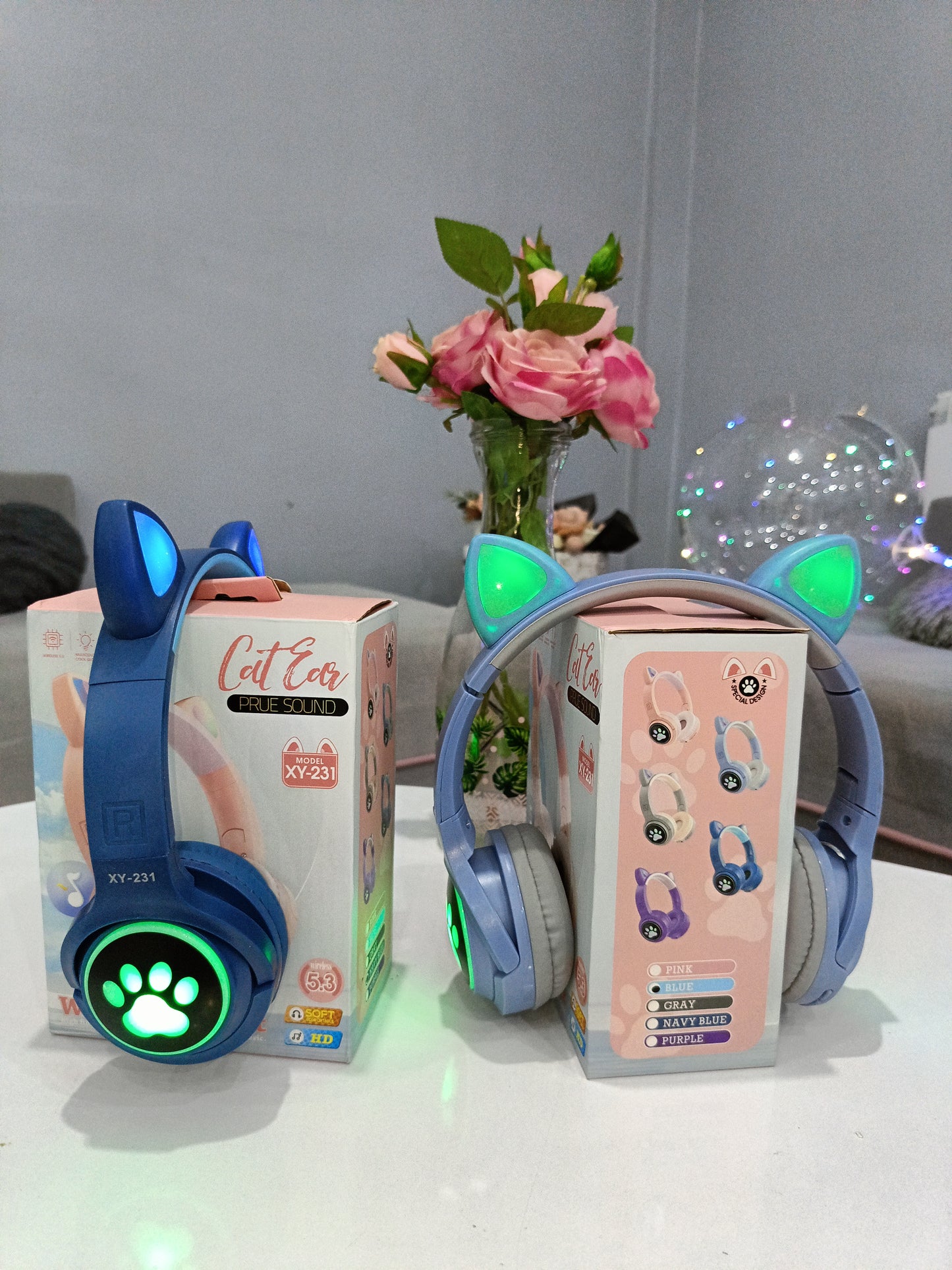 Casque bluetooth cat