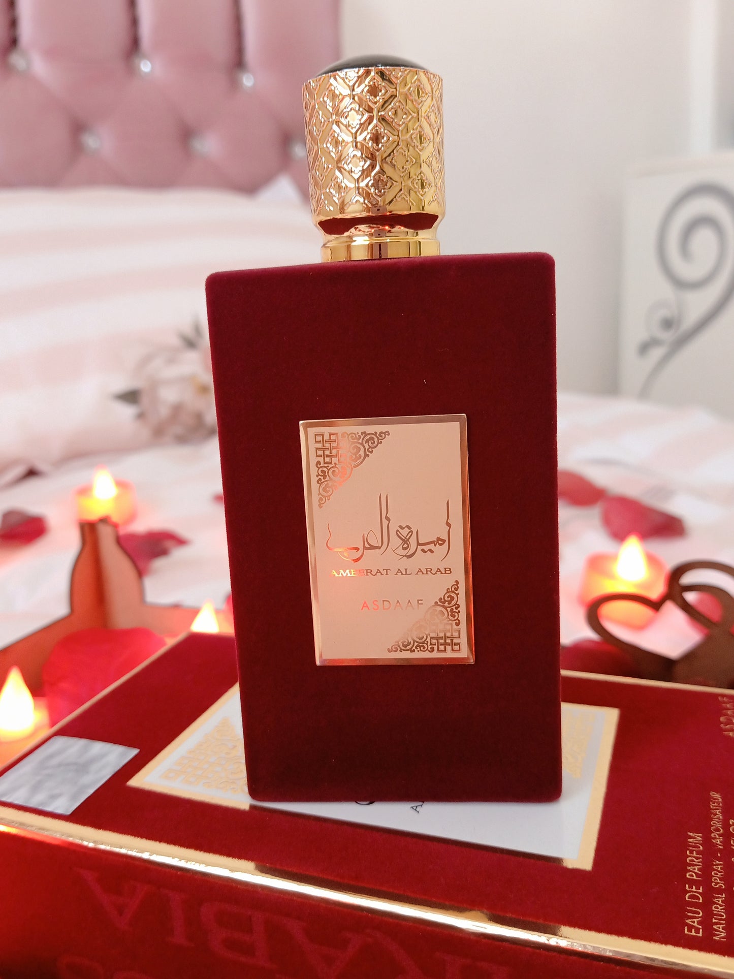 باقة الرومنسية مع عطر أميرة العرب ♥️