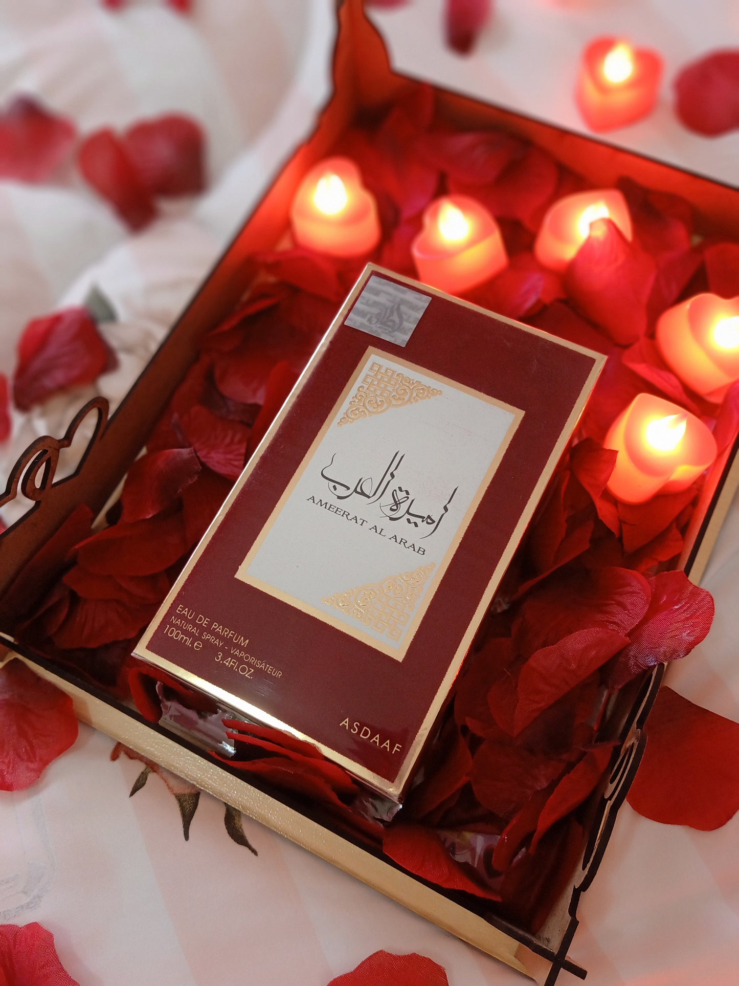 باقة الرومنسية مع عطر أميرة العرب ♥️